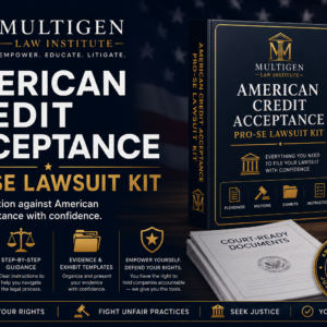 American Credit Acceptance Pro-Se Kit (DIY Self-Help)